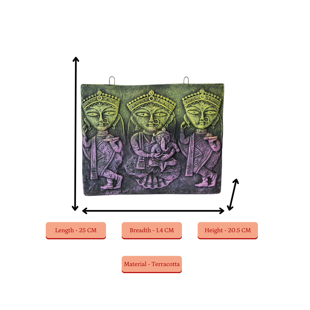 Sowpeace Premium Terracotta Jamini Roy Abstract Wall Art Decor - Distacart
