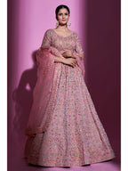 Myra Mauve Georgette Embroidered Designer Lehenga Choli
