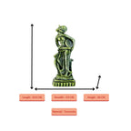 Sowpeace Premium Terracotta Abstract Lady with Deer Tabletop - Distacart