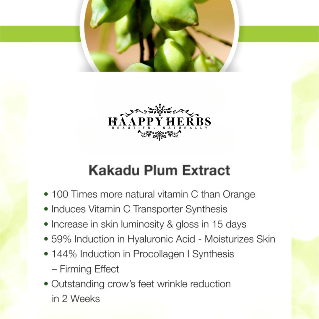 Haappyherbs C Shine 20% Vitamin C Absorption Booster Serum - Distacart