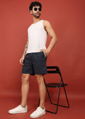 Fabmade Midnight Black Tailored Shorts