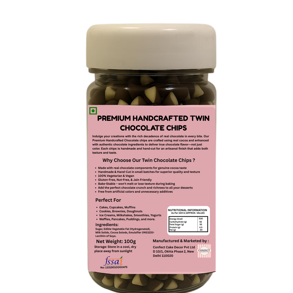 twin chocolate chips 100g