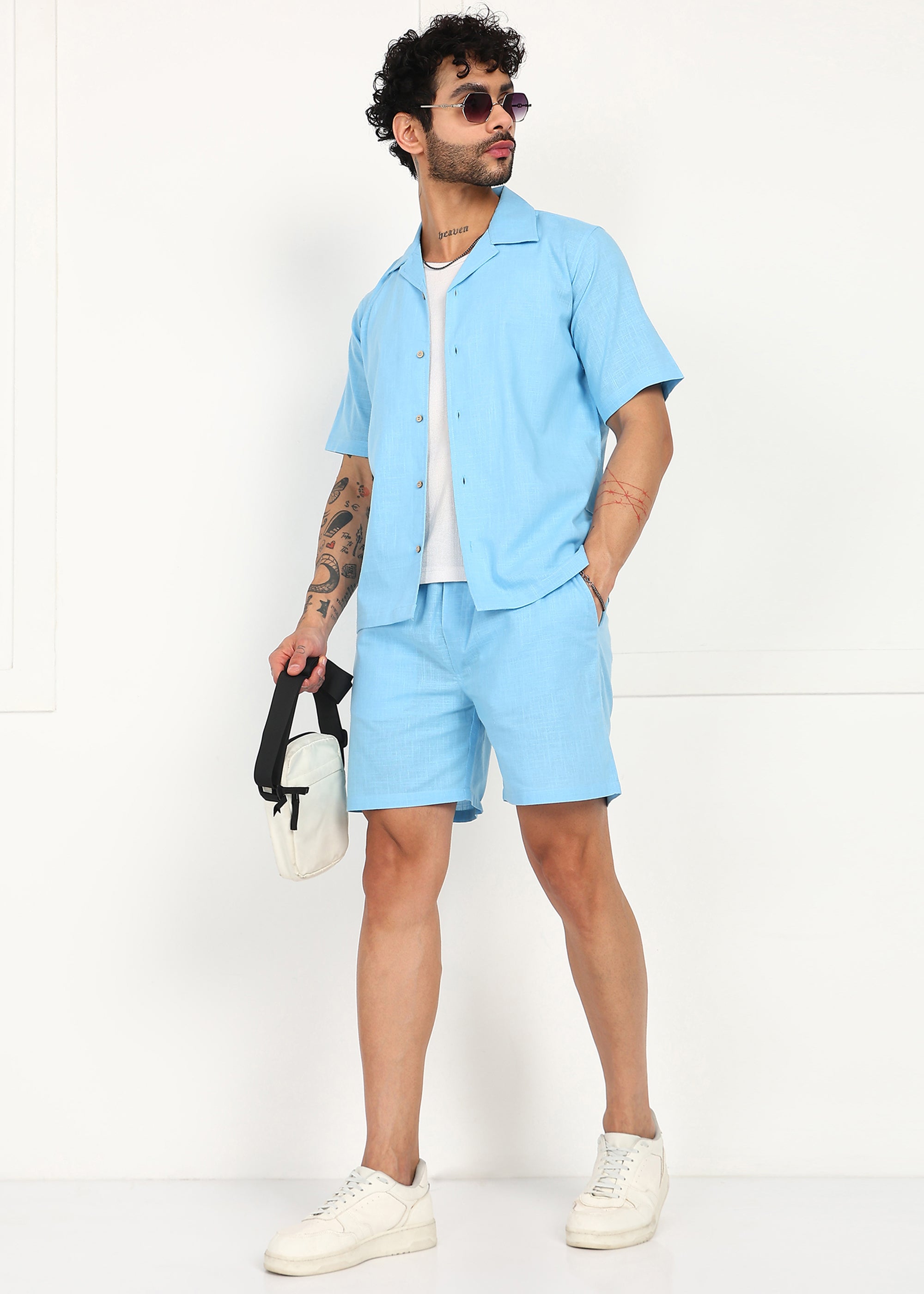 Fabmade Skyline Linen Co-Ord Set