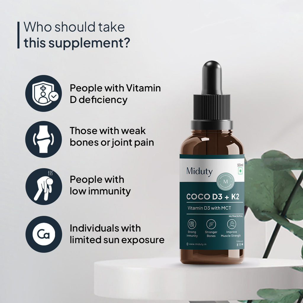 Miduty by Palak Notes Coco D3 in MCT Oil - Distacart
