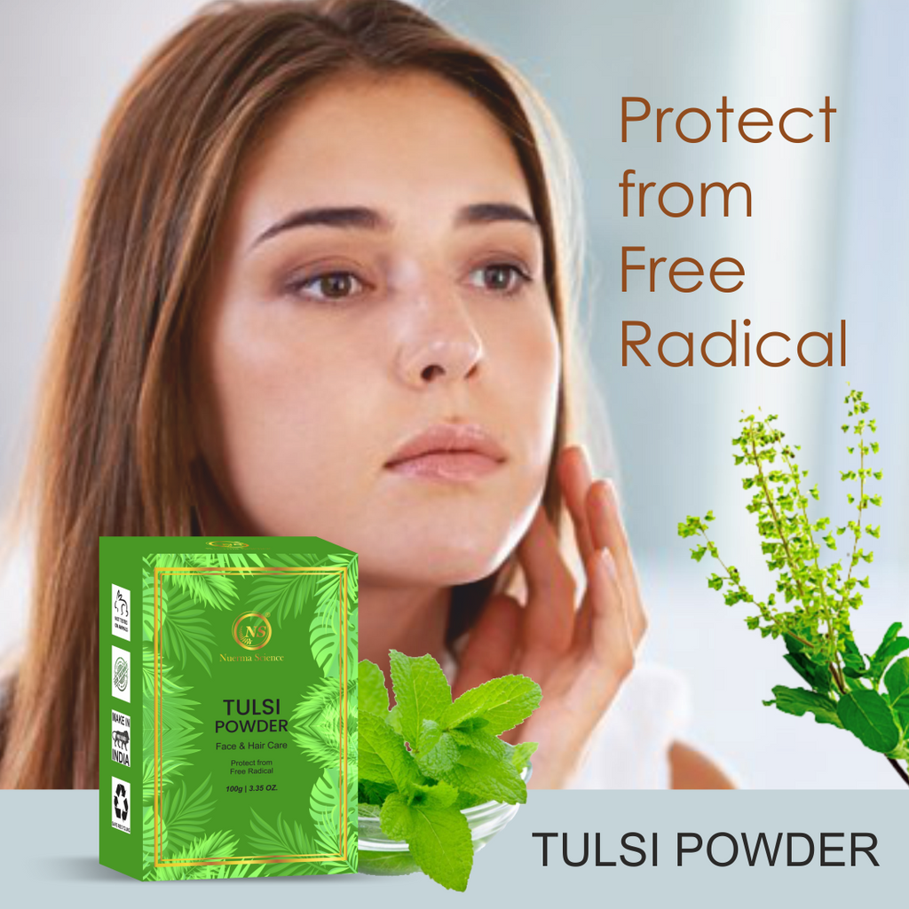 Nuerma Science Tulsi Natural Powder For Face & Hair Care