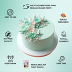 mint green sugarpaste 1 kg
