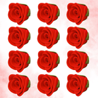 sugar flowers for cake cupcake decoration red 120 gms