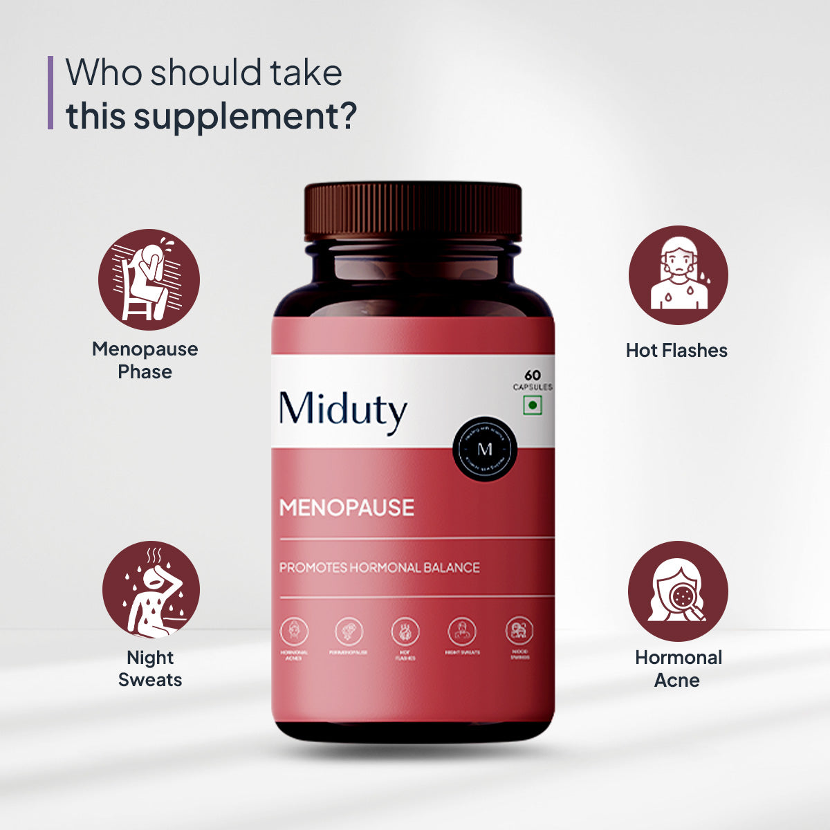 Miduty by Palak Notes Menopause Capsules - Distacart