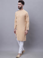 Even Apparels Beige Sherwani Kurta With Asymetrical Cut - Distacart