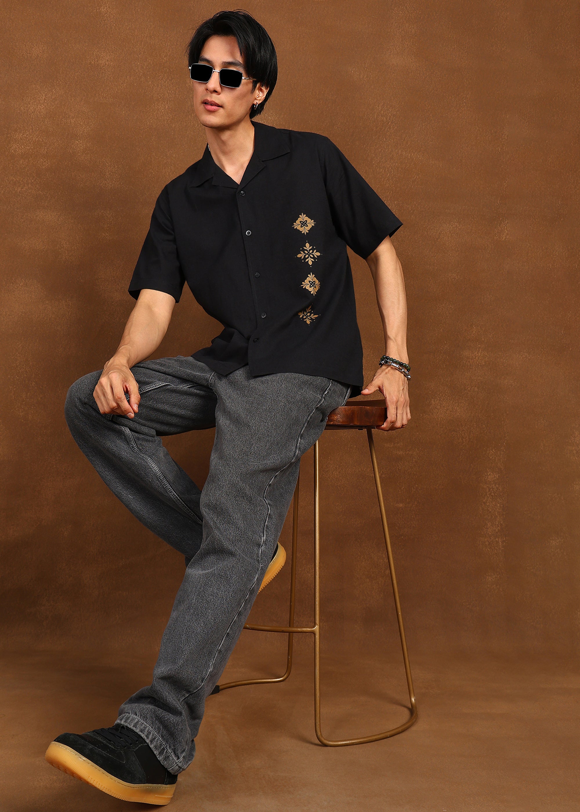 Fabmade Noir Bloom Shirt