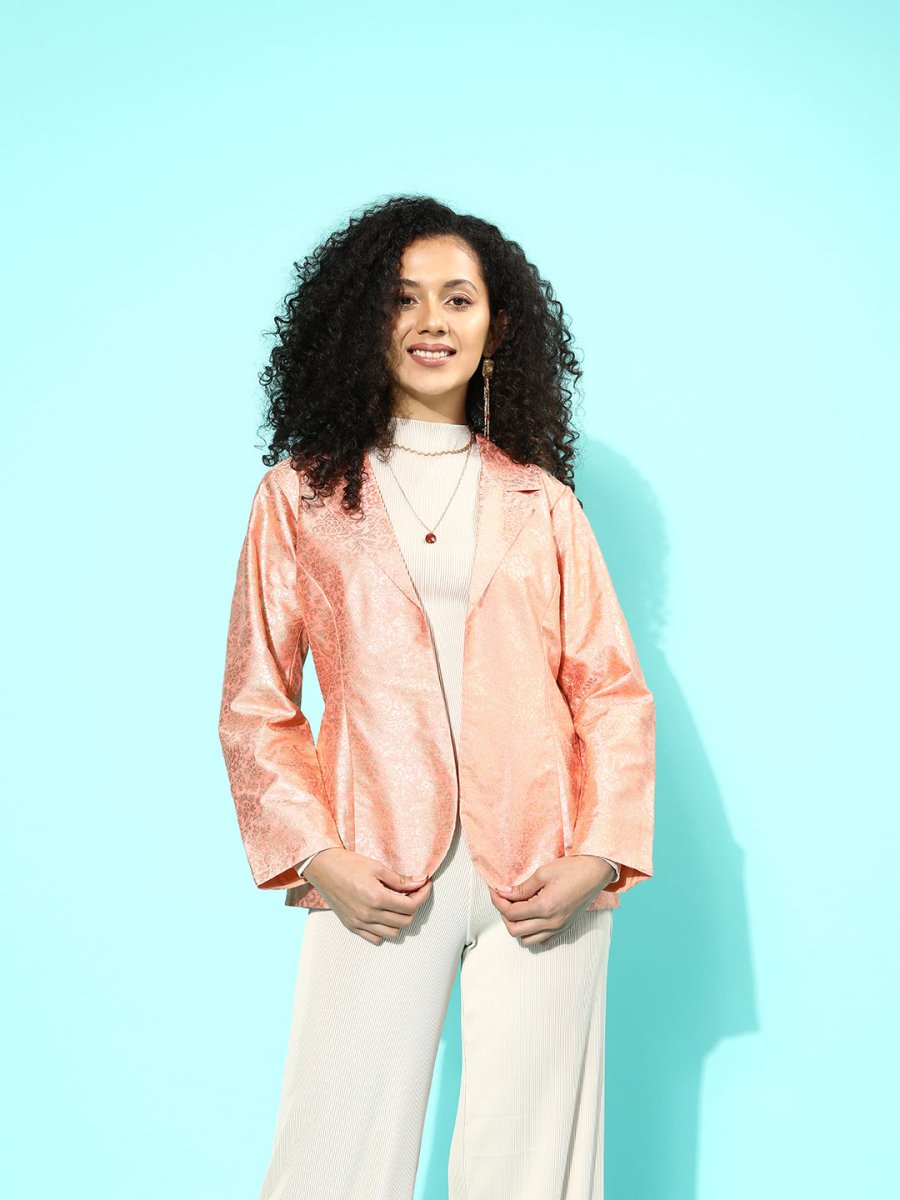 Ahalyaa Women Printed Blazer - Distacart
