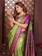 Anaita Banarasi Tissue Silk Saree - Distacart