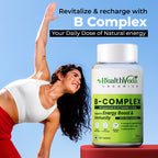 Health Veda Organics Plant Based B-Complex Tablets - Distacart