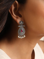 trueBrowns Silver Pearl Bead Earrings - Distacart