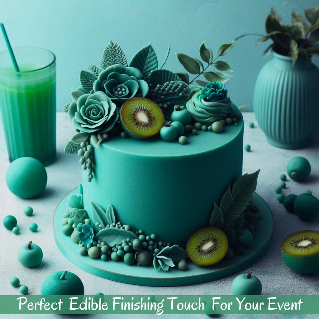confect emerald green sugarpaste br b 250 gms b