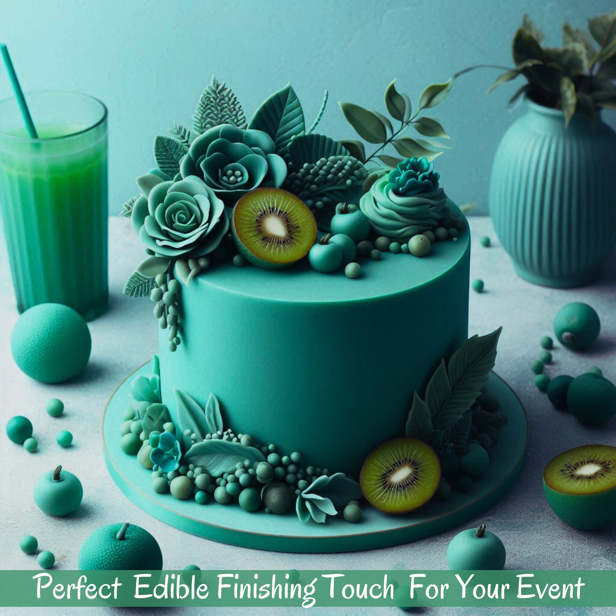 confect emerald green sugarpaste br b 250 gms b