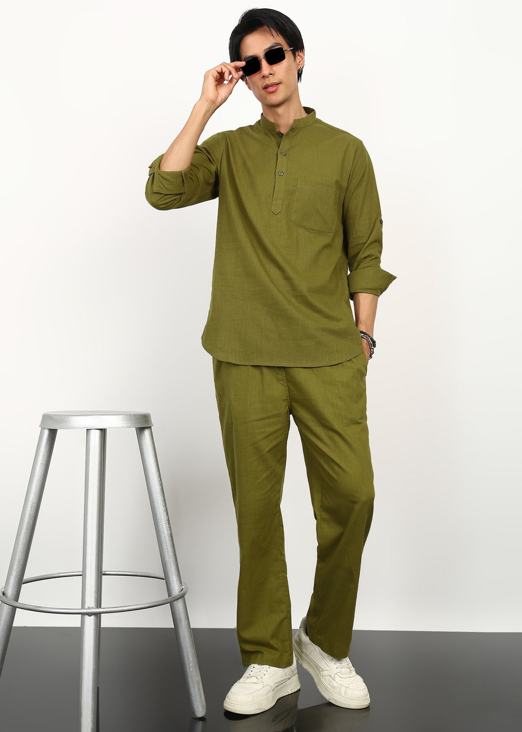 Fabmade Olive Grove Linen Set