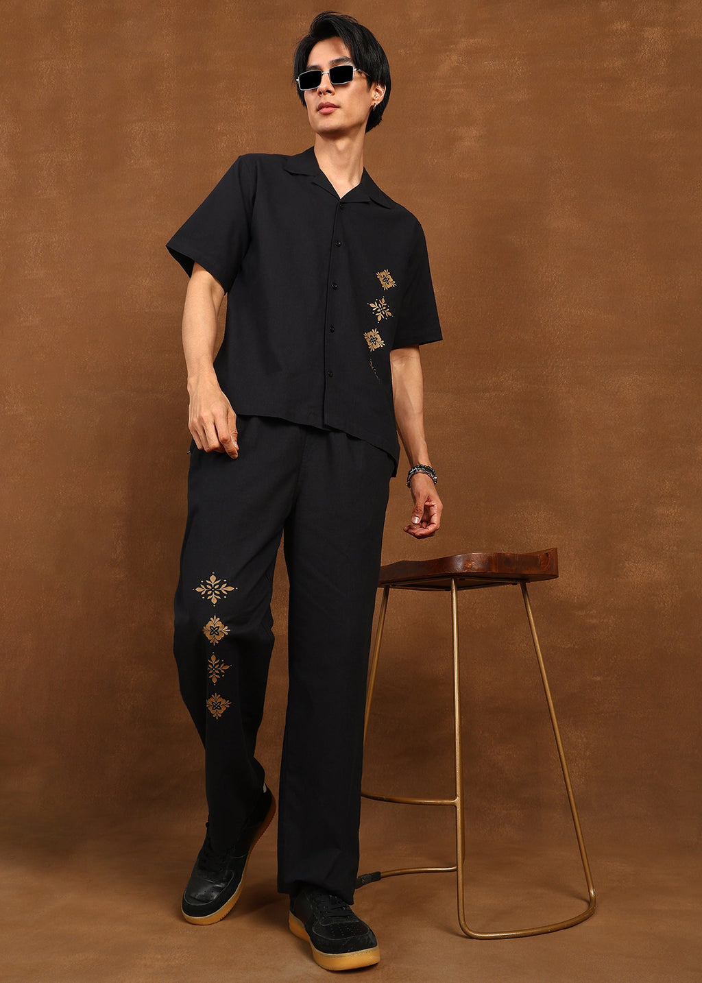 Fabmade Noir Bloom Co-Ord Set