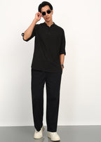 Fabmade Noir Linen Kurta Set - Distacart