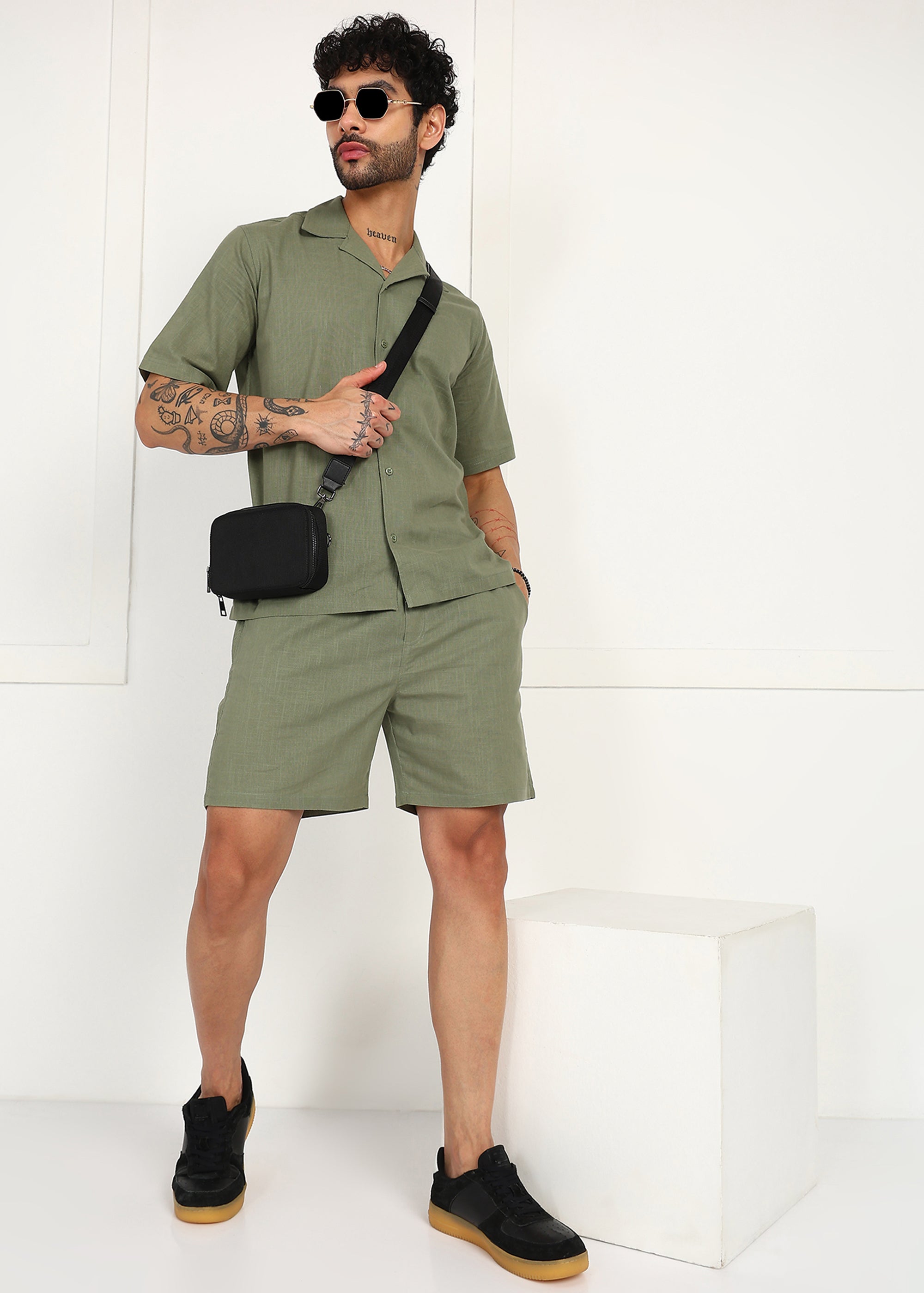 Fabmade Grove Ease Linen Co-Ord Set