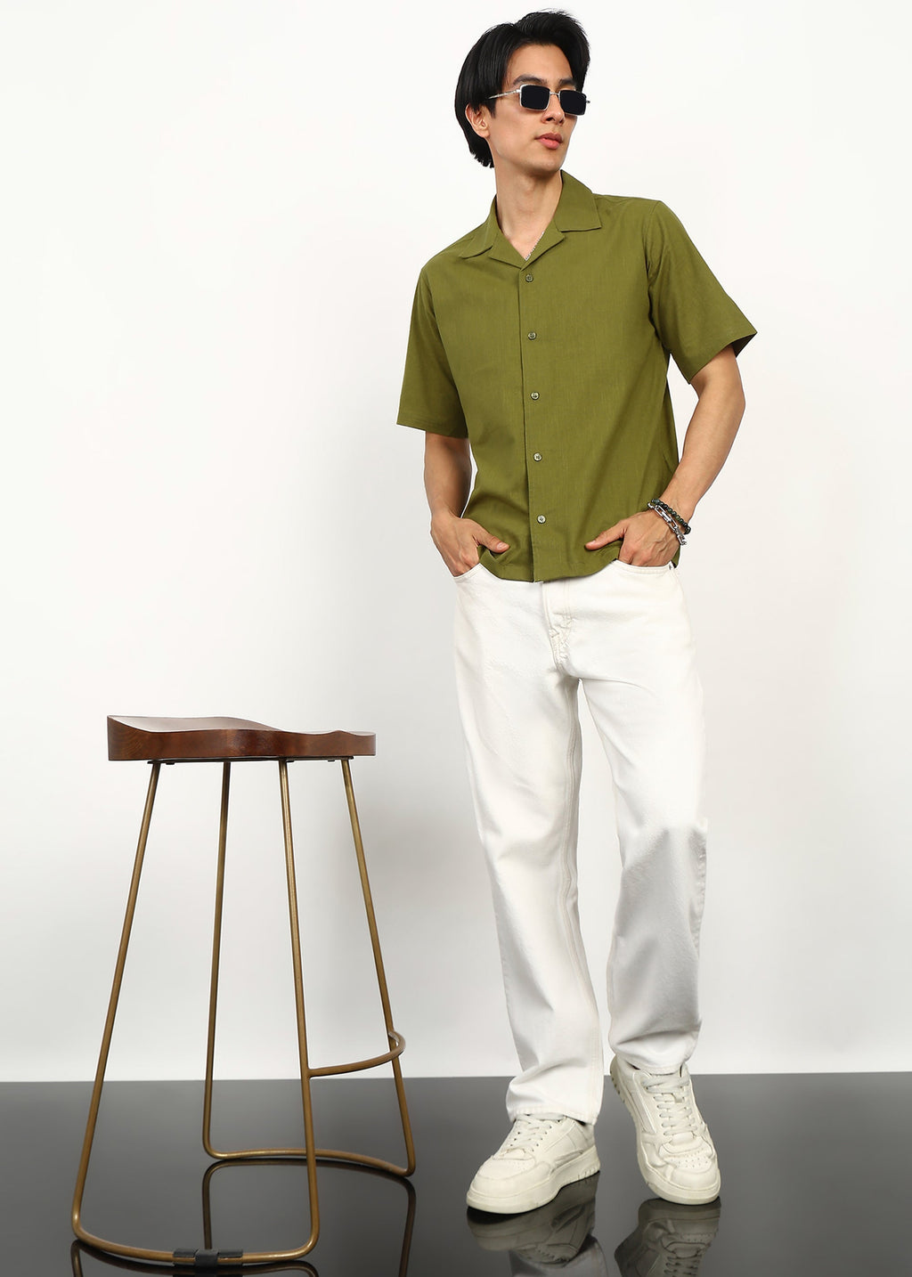 Fabmade Olive Ease Shirt