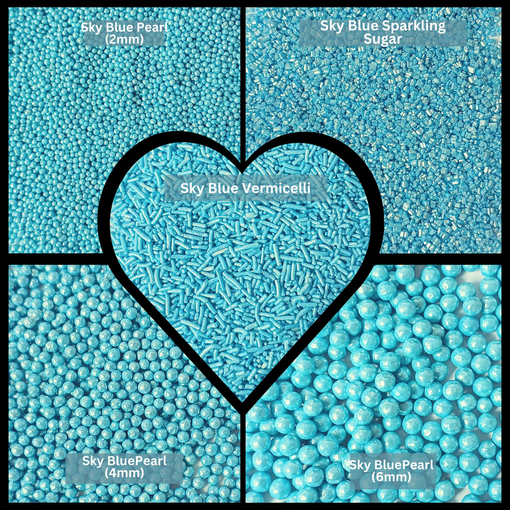 confect sprinkles for cakes cupcakes decoration usp 6sky blue copy
