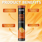 BOOSTIQ Apple Cider Vinegar Effervescent Tablets - Orange Flavour