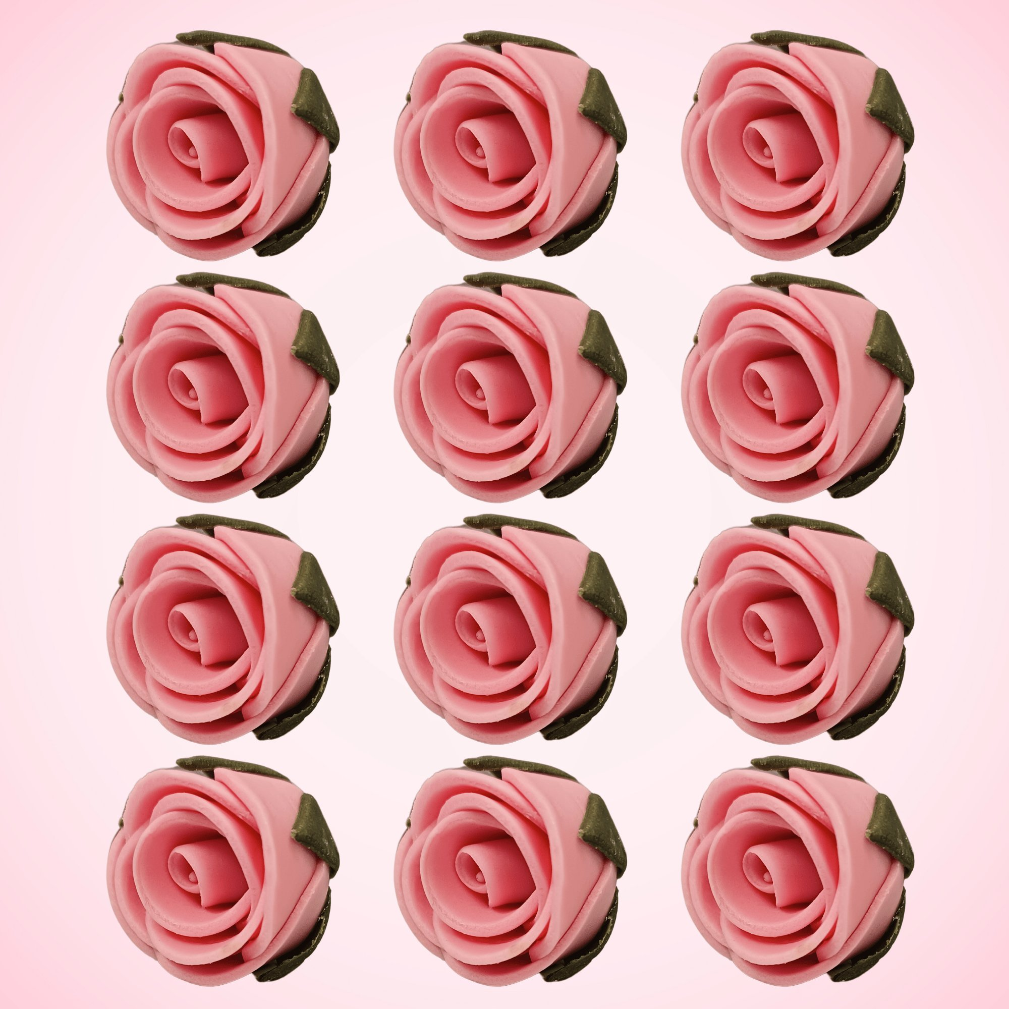 sugar roses for cake cupcake decoration blush pink 120 gms