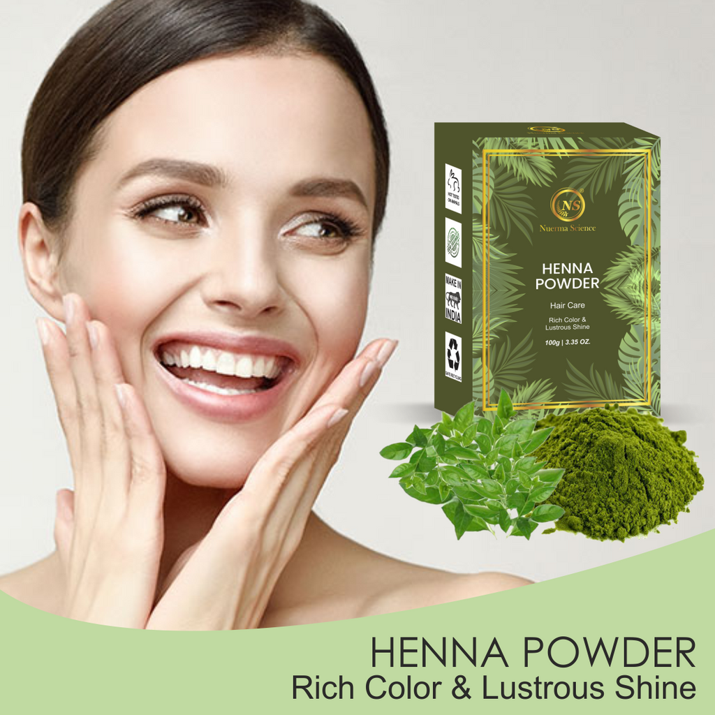 Nuerma Science Henna (Organic & Natural) Powder For Hair Color