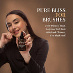 Aflairza Brush Cleanser for Extends Brush Life, Maintains Softness & Shape