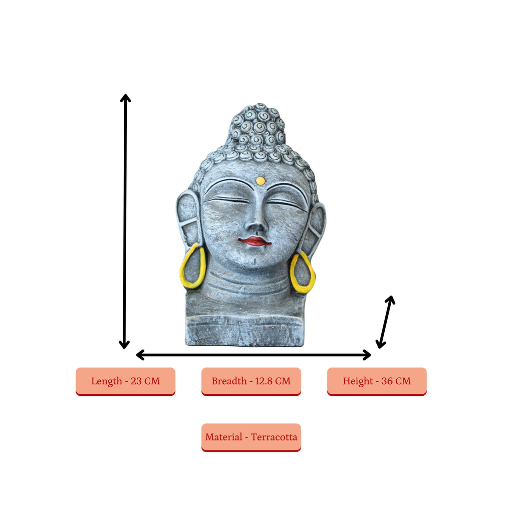 Sowpeace Terracotta Buddha's Golden Radiance - Distacart
