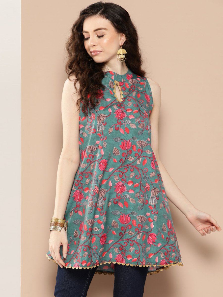 Ahalyaa Floral Printed Tunic
