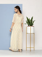 Ahalyaa Printed Waist Tie-Ups Basic Jumpsuit - Distacart