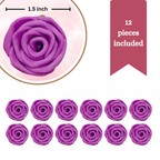 confect sugar roses topper sugar roses for cake decorations edible royal fushia pink roses pack of 12