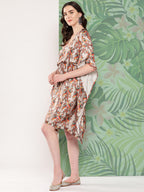 InWeave Women's Elegant Bird Print Kaftaan - Distacart