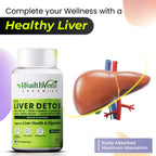 Health Veda Organics Plant Based Liver Detox Capsules - Distacart