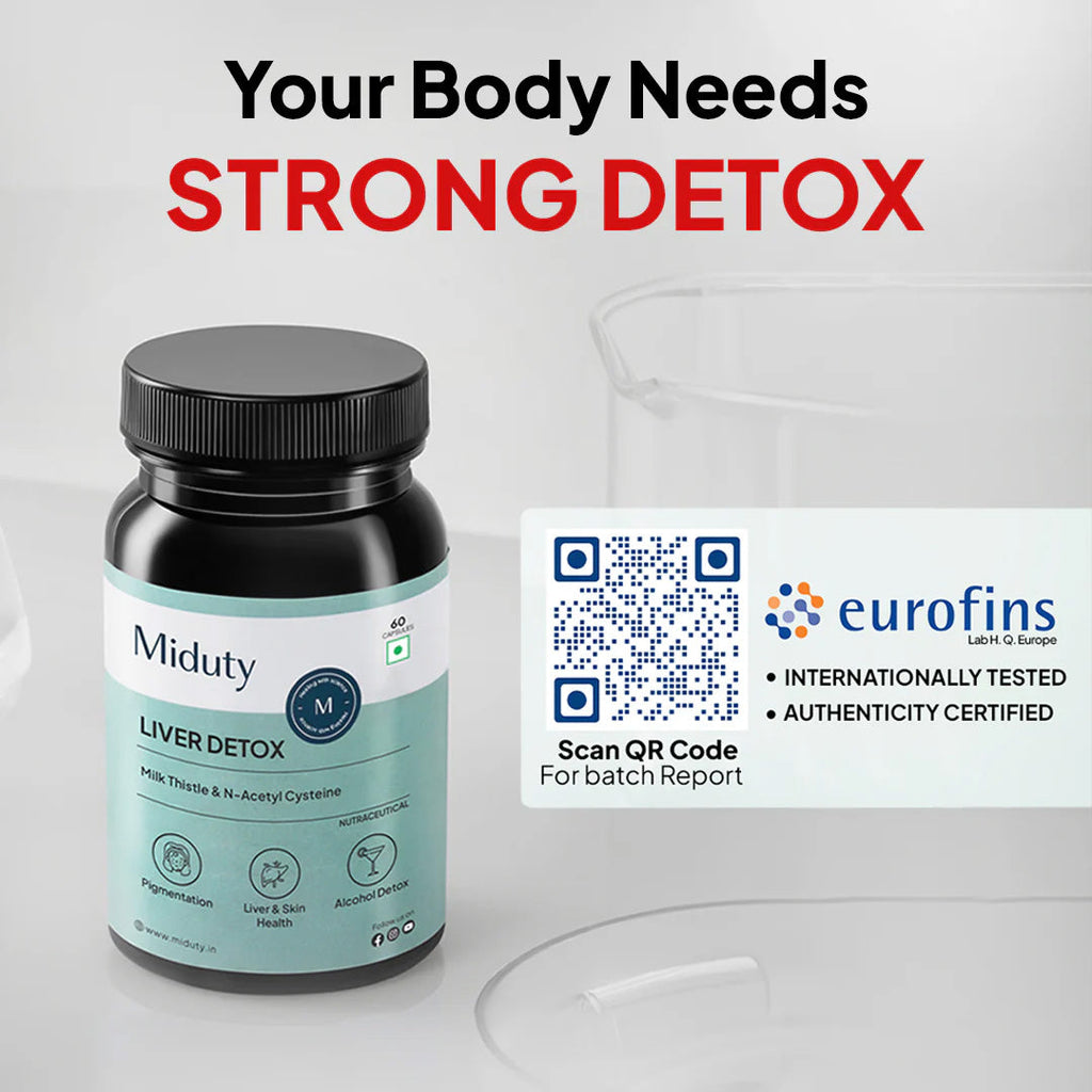 Miduty by Palak Notes Liver Detox Capsules - Distacart