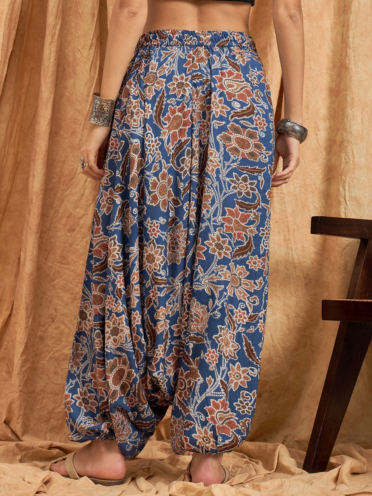InWeave Indigo Big Jaal Harem Pant