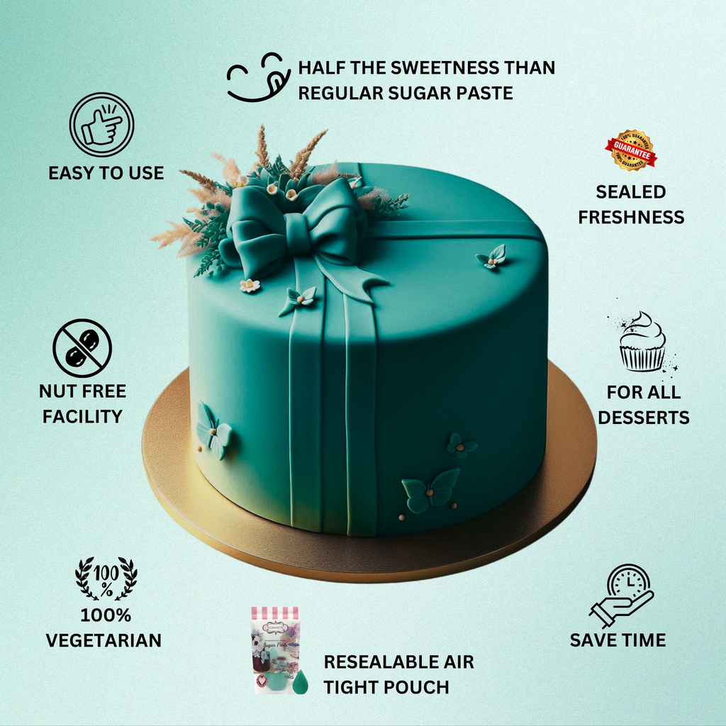 confect emerald green sugarpaste br b 1 kg b