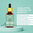 Nuerma Science Eucalyptus Essential Oil For Cold, Fresh Breathing & Joints Pain - Distacart