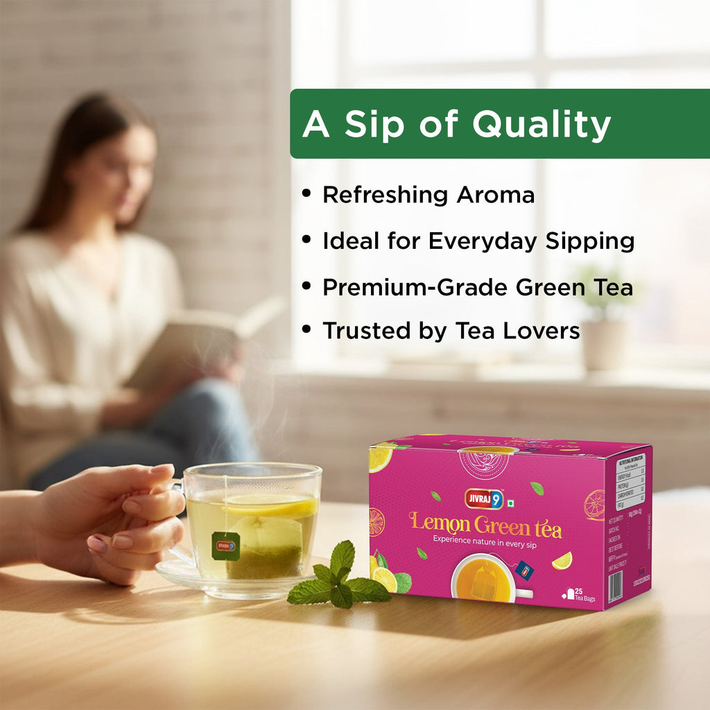 jivraj9 Tea Lemon Green Tea - Distacart