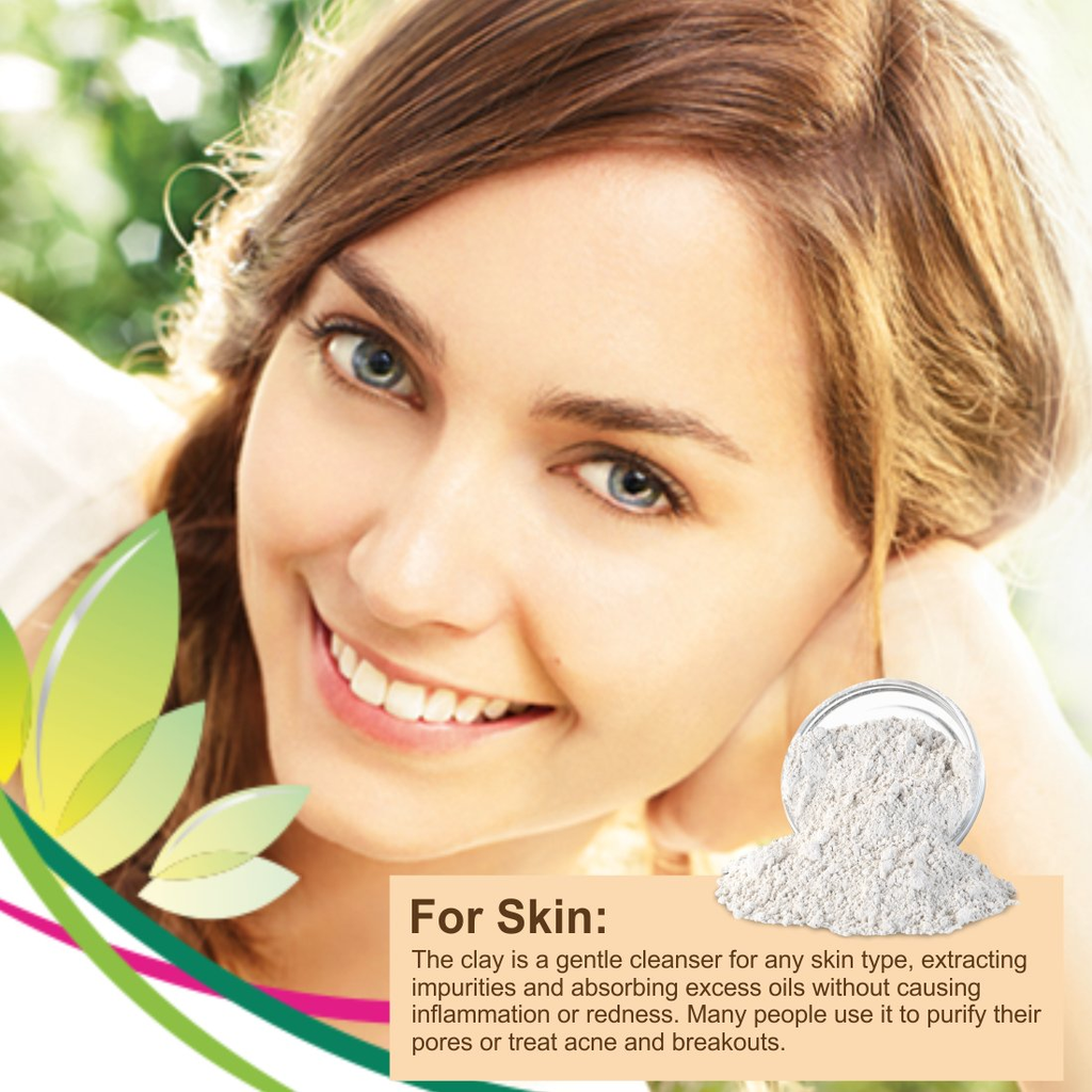 Nuerma Science Kaolin Clay Pure & Natural Powder For Face & Hair Care