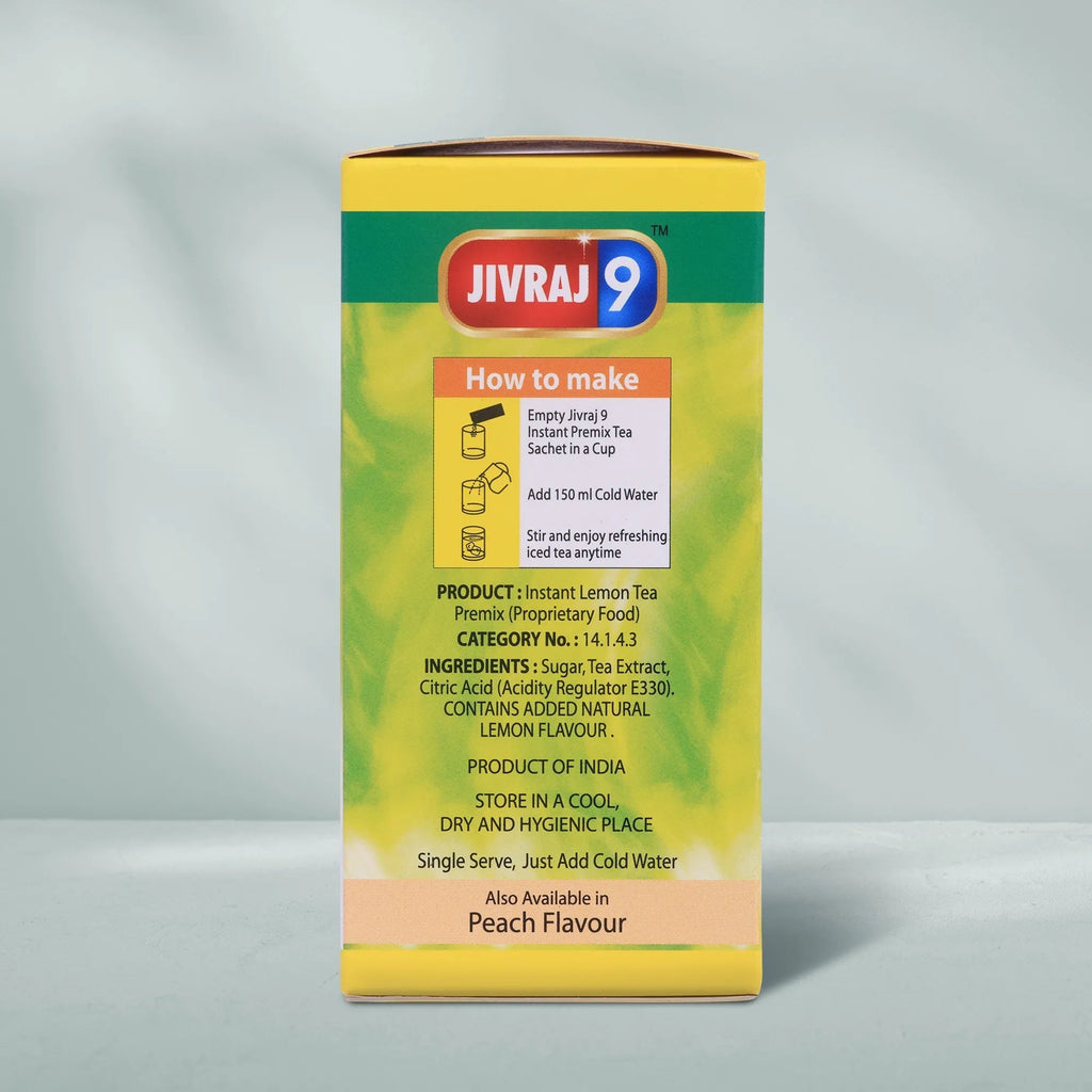 jivraj9 Tea Lemon Premix Iced Tea Box - Distacart