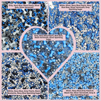 confect edible sprinkles black blue white sprinkles mix 100gms