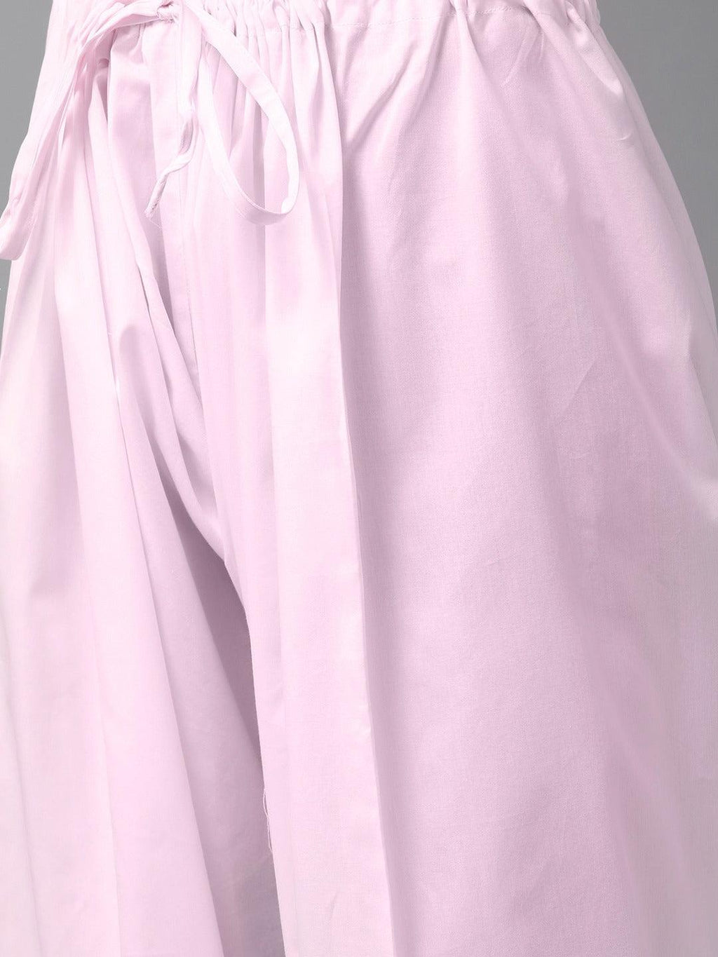 Fabmade Men Pink Pathani Kurta