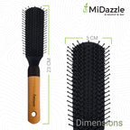 MiDazzle Hair Brush (Wooden) MIHB0036