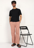 Fabmade Men’S Peach Linen Pyjama