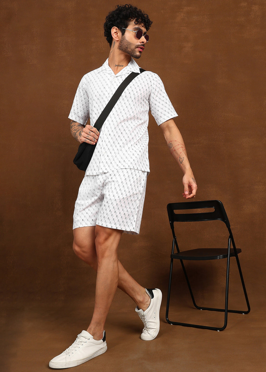 Fabmade Urban Dot Linen Co-Ord Set