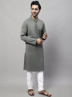 Even Apparels Multi Pure Cotton Kurta With Band Collar - Distacart
