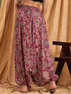 InWeave Burgundy Big Jaal Harem Pant